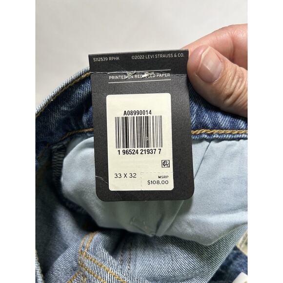 Levi's Women's 70s High Rise Flare Distressed Medium Wash Jeans Size 33 NWT - Picture 9 of 14